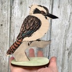 Bridget Farmer | Standing Bird Ornament | Laughing Kookaburra